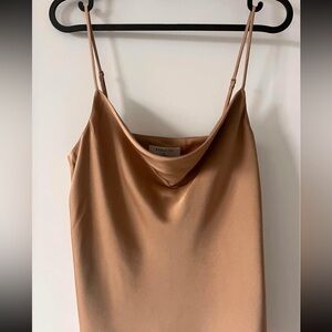 BABATON Aritzia Cowel Neck Satin Camisole, Size XS